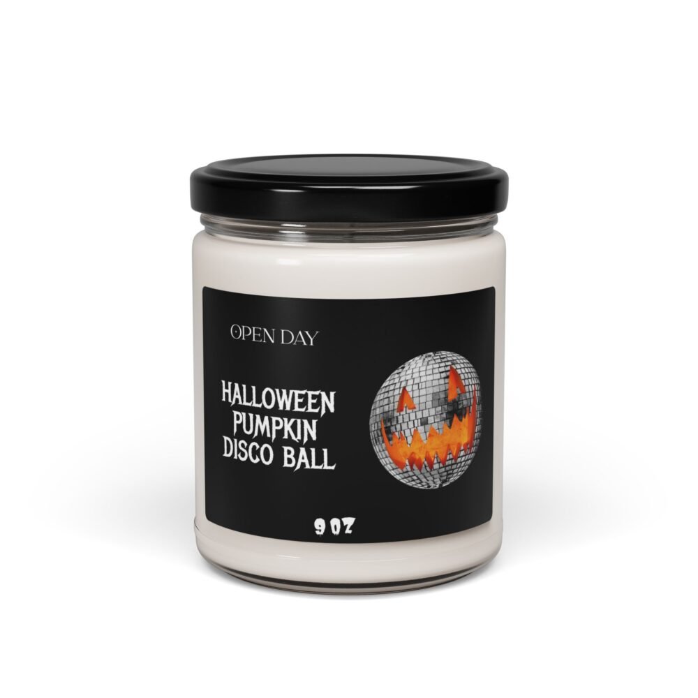 Halloween Pumpkin Disco Ball Scented Soy Candle | Fall Home Decor, Gifts for Her, Autumn Candles, Halloween Decor, Cozy Vibes