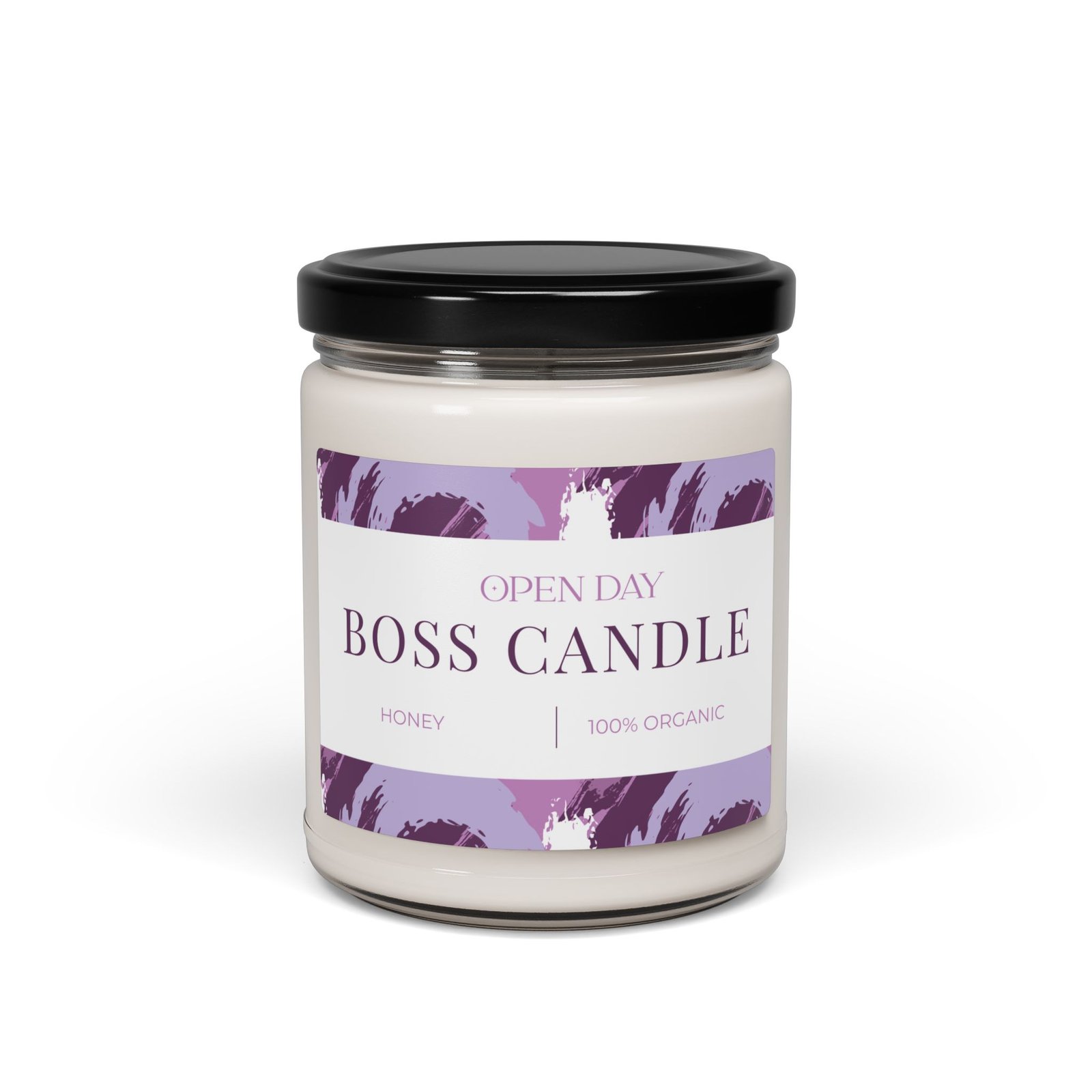 Boss Candle - Organic Scented Soy Candle for Celebrations, Relaxation, Gifts, Home Decor, and Self-Care