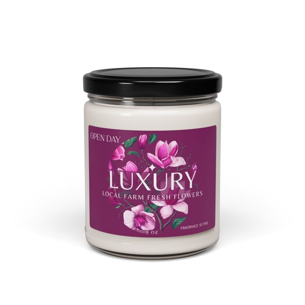 Luxury Scented Soy Candle - Fresh Floral Delight, Aromatherapy Gift, Eco-Friendly Home Decor, Mother's Day, Relaxation