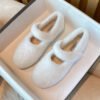 Thick-Soled Mink Fur Shoes