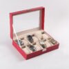 Watch Storage Box Window Leather Jewelry Box High-End Watch Packaging And Finishing Box