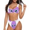 Sport Top & High-Waisted Bikini Swimsuit (Model S07)