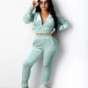 Women's Autumn And Winter Korean Velvet Casual Two-piece Suit