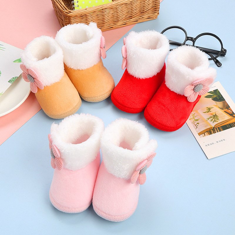 Baby fleece cotton sock shoes