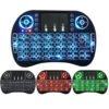 MINI I8 Flying Squirrel 2.4G Mini Wireless Keyboard With Touchpad Tri-color Backlight Multimedia Colorful