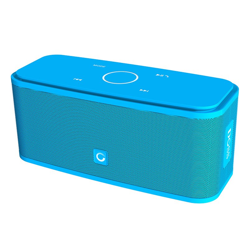 DOSS SoundBox Touch Control Bluetooth Speaker 2*6W Portable Wireless Speakers Stereo Sound Box with Bass and Built-in Mic