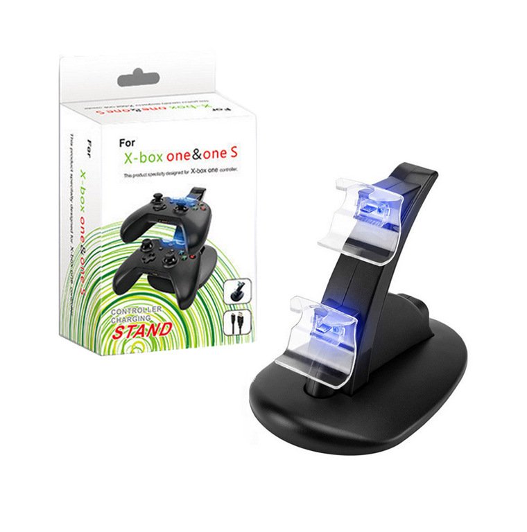 Plastic Gamepad Two-seater Controller Charger